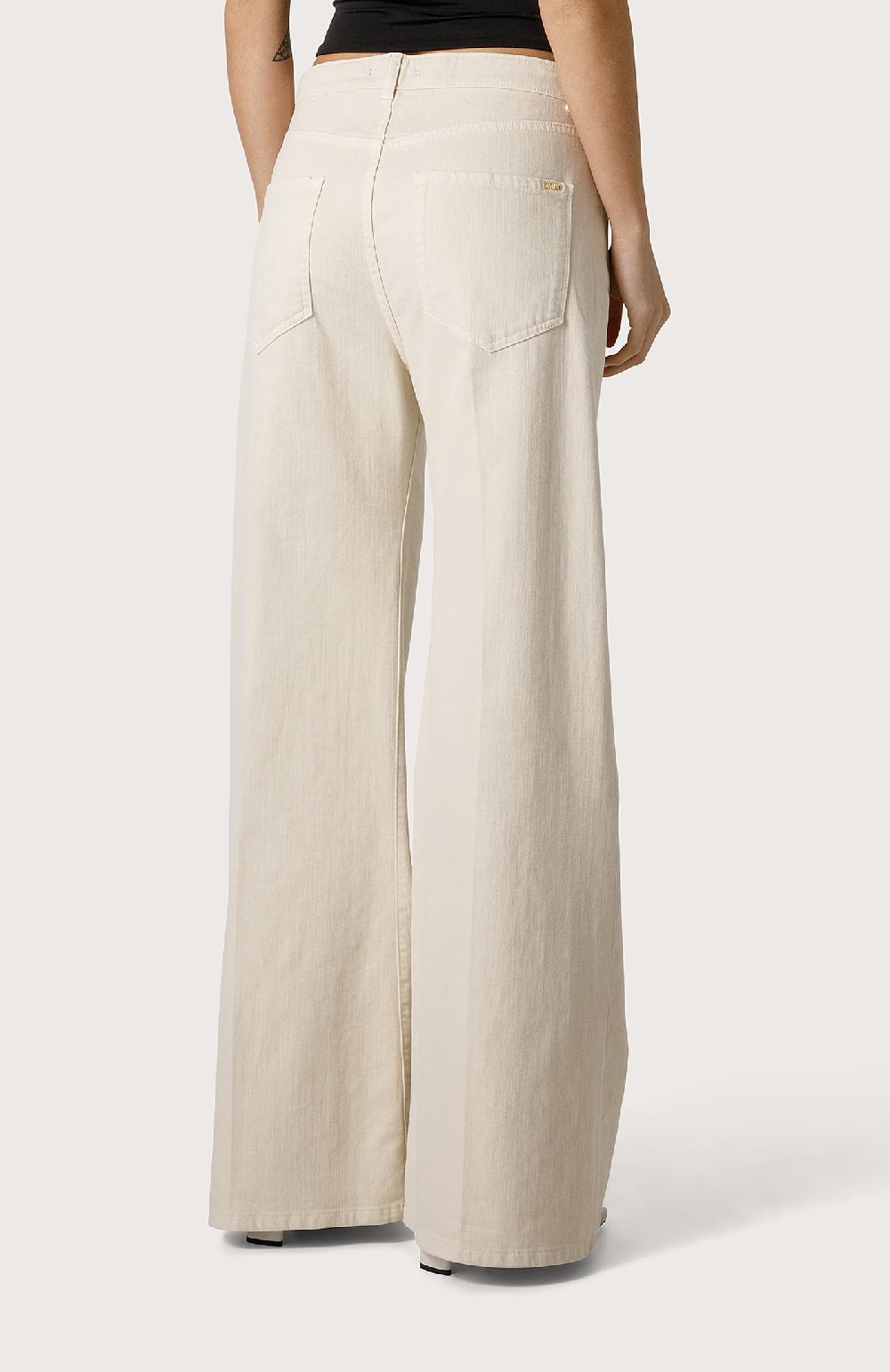 Seventy Pantalone 5 tasche in cotone stretch - Col. Bianco In Linea