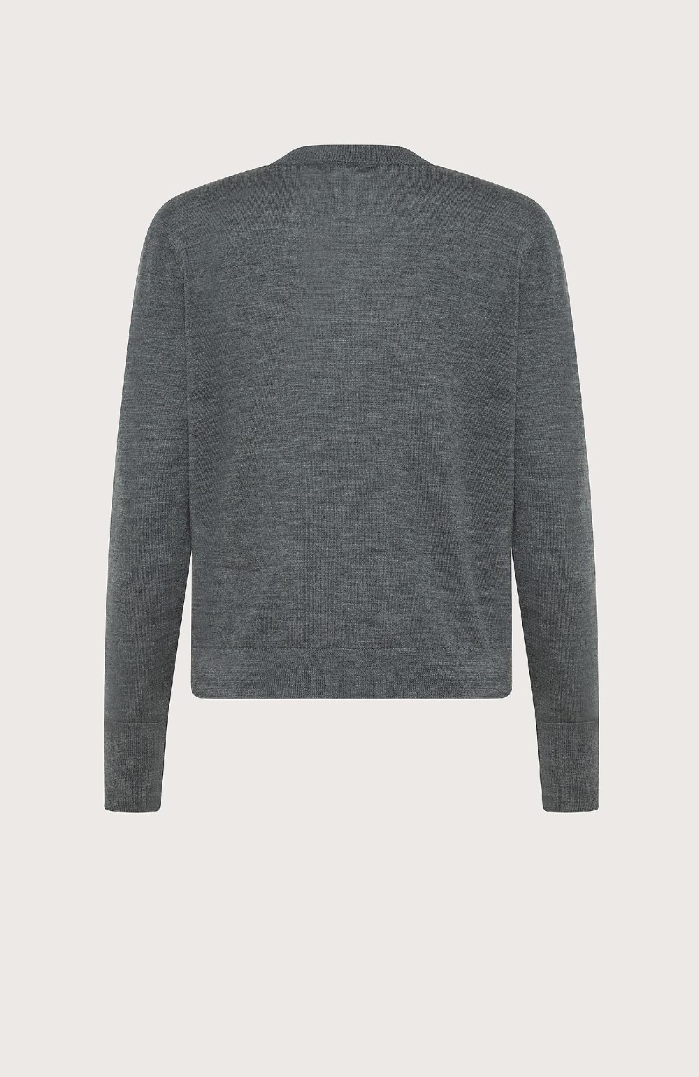 Seventy Twin set girocollo in lana merinos - Col. Grigio Soddisfazione Garantita