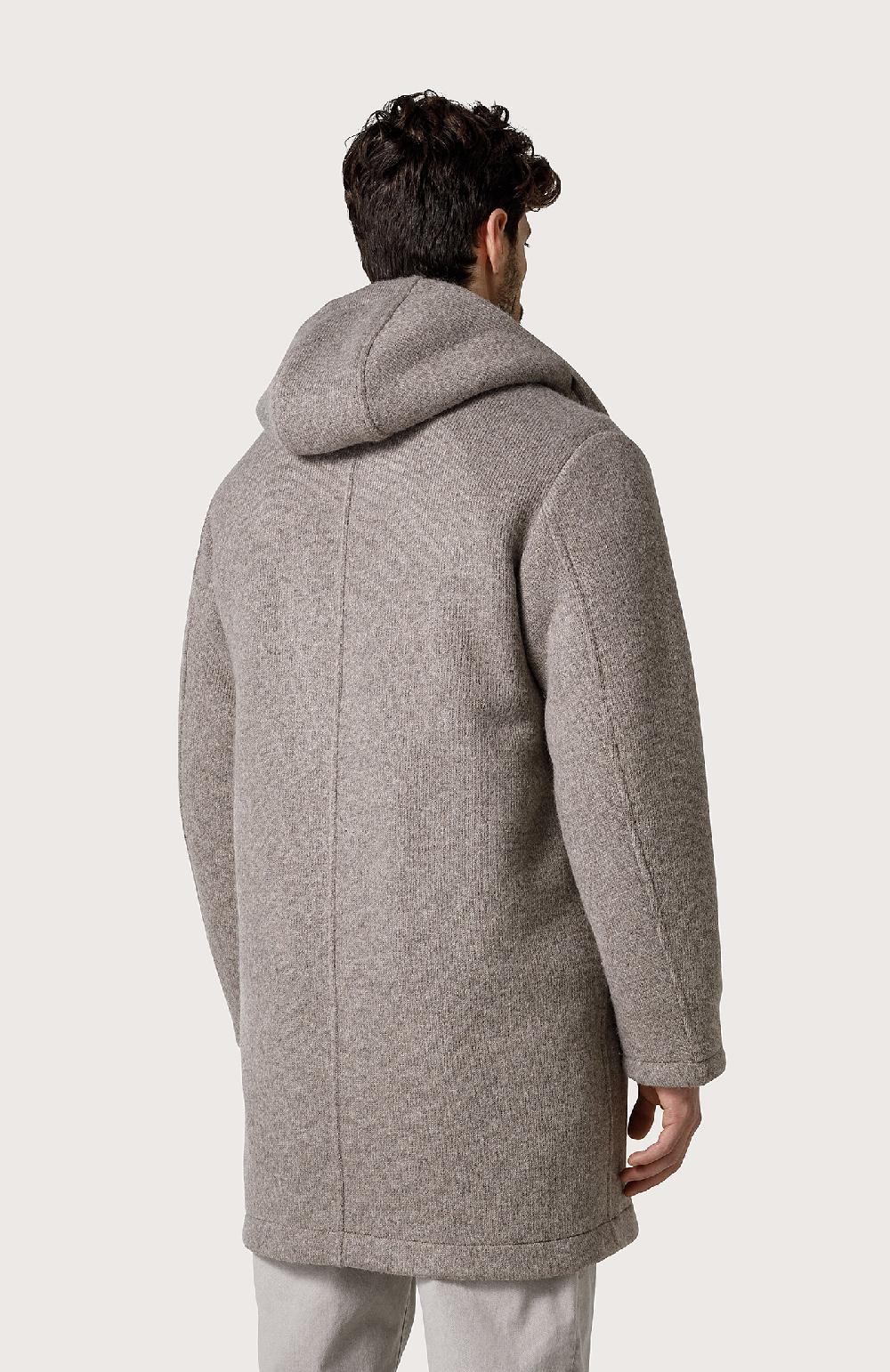 Seventy Parka in tessuto mélange - Col. Marrone Prezzo Ridotto