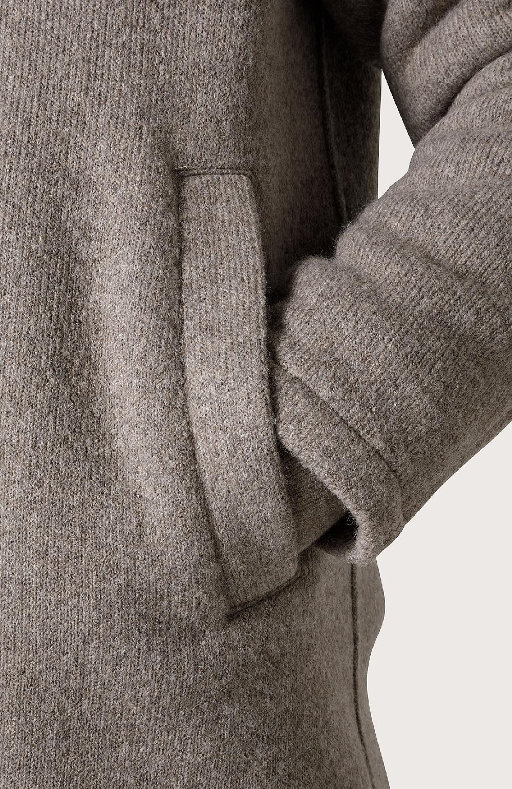 Seventy Parka in tessuto mélange - Col. Marrone Prezzo Ridotto