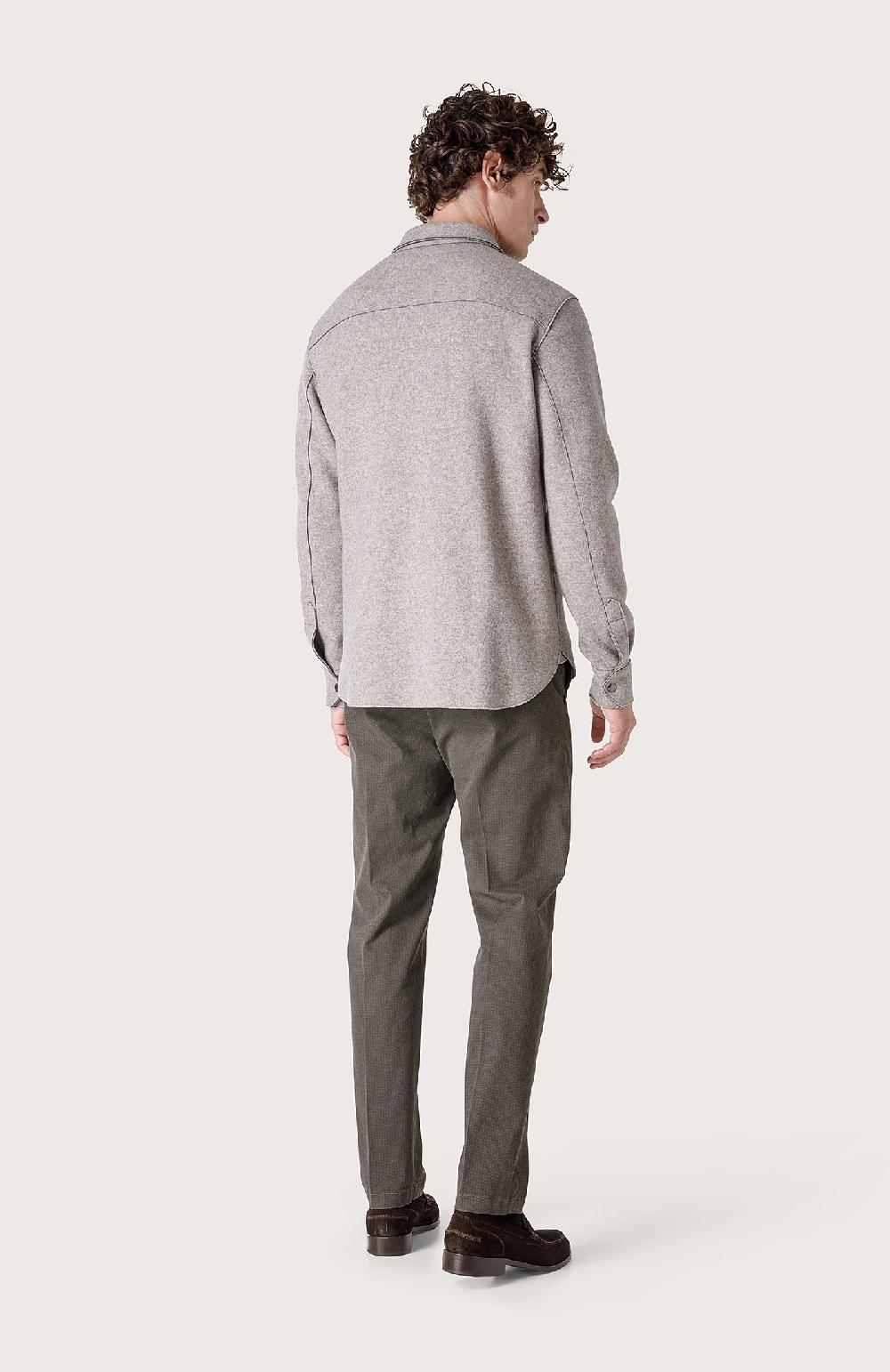 Seventy Overshirt con bottoni automatici - Col. Neutro Novità