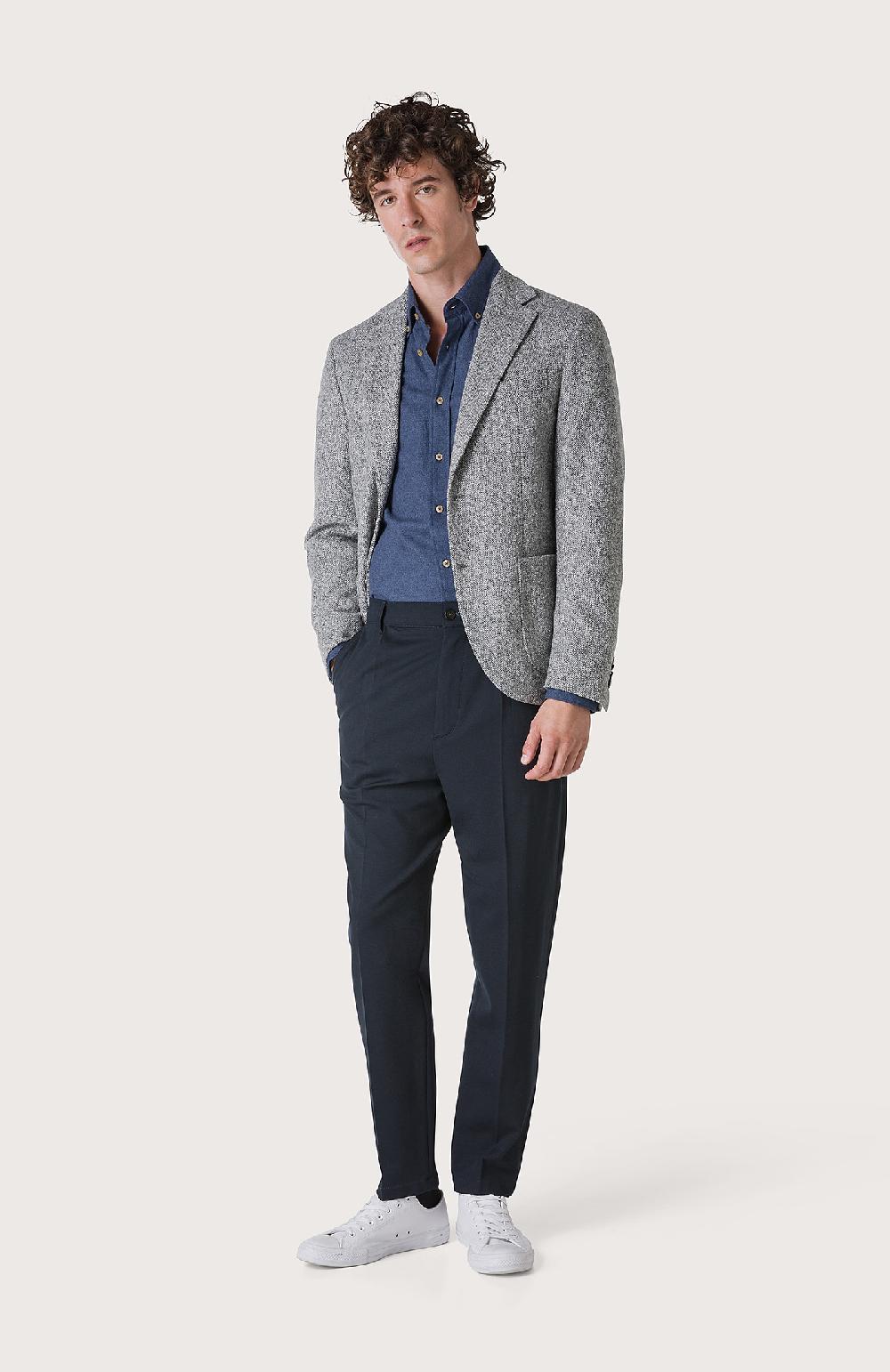 Seventy Pantalone chino con tasche filetto - Col. Blu In Vendita