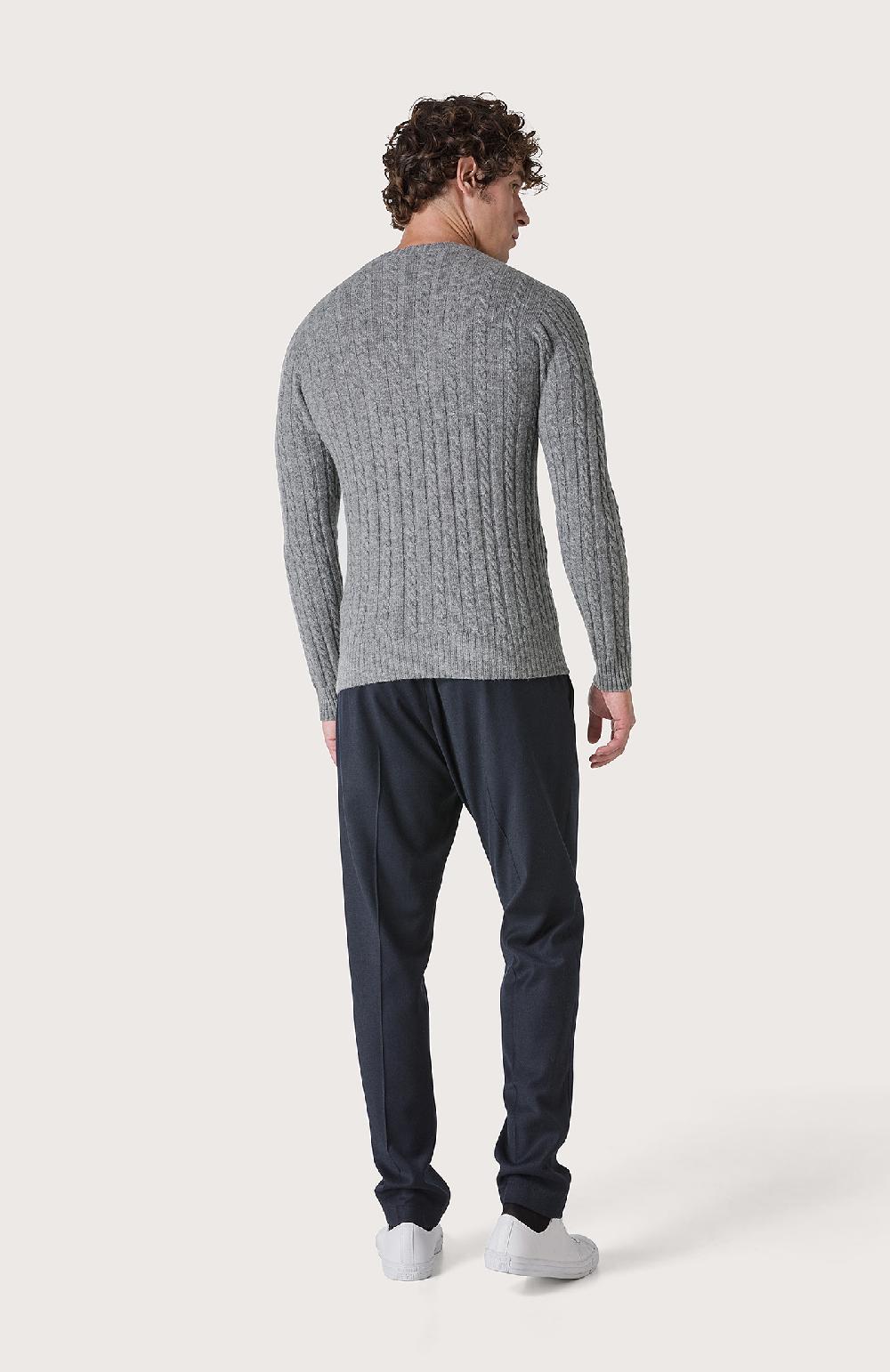 Seventy Maglia a trecce e coste - Col. Grigio Offerte