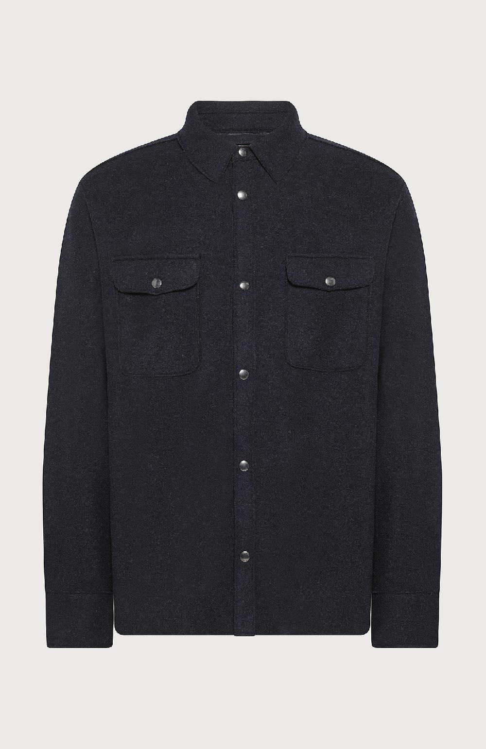 Seventy Overshirt con bottoni automatici - Col. Blu I Più Venduti