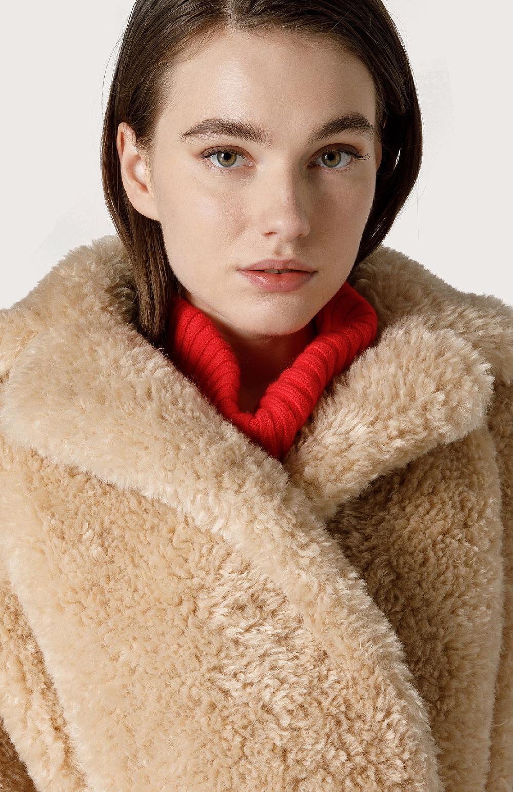Seventy Cappotto in eco pelliccia - Col. Neutro Pezzi Unici