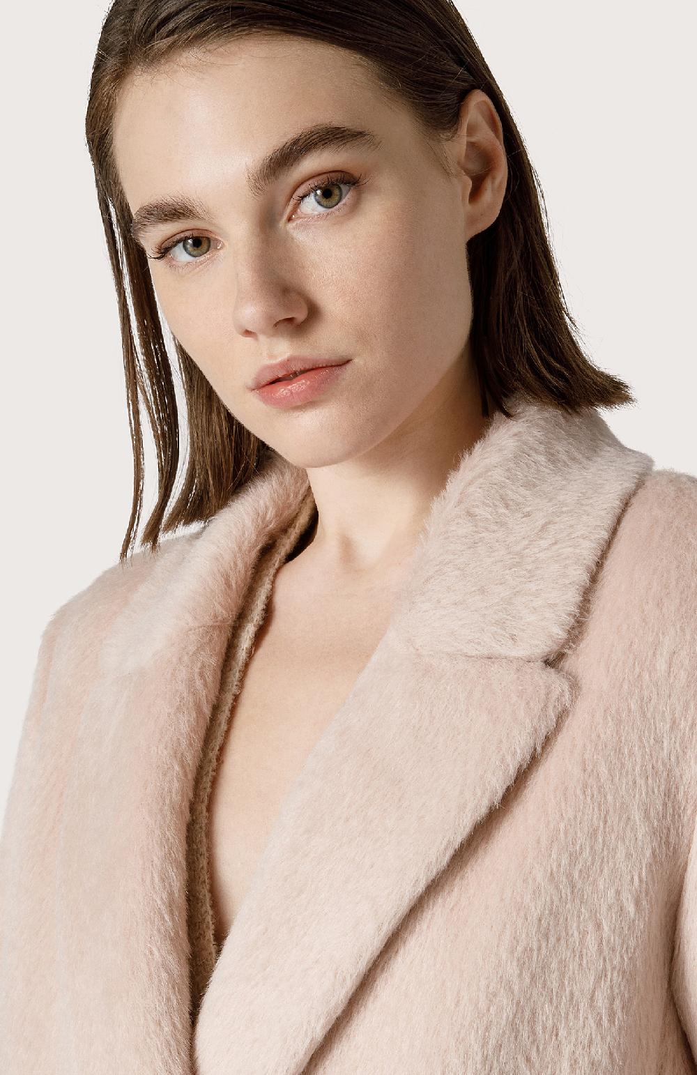 Seventy Cappotto doppio petto in misto alpaca - Col. Rosa Qualità Garantita