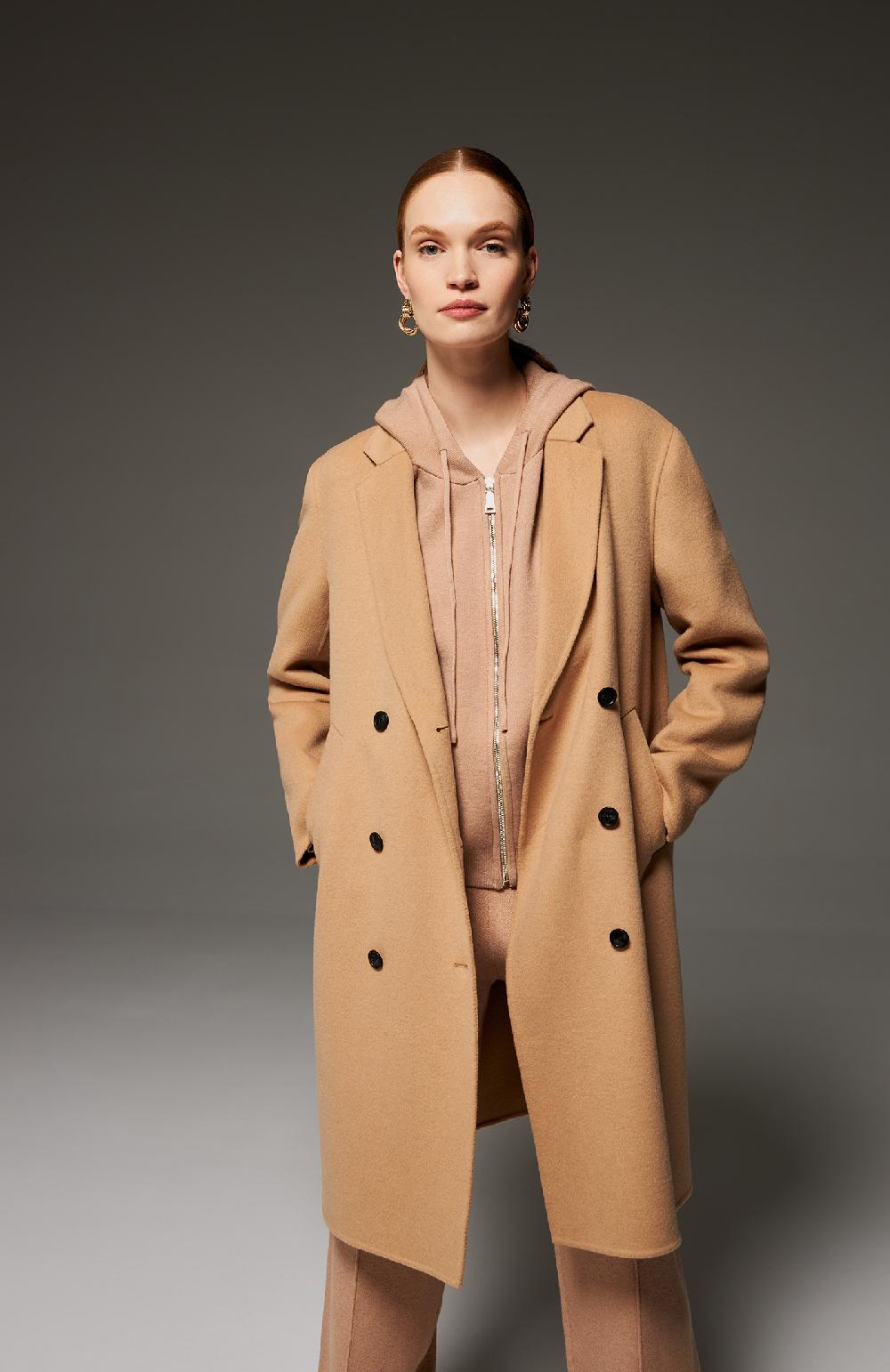 Seventy Cappotto doppiopetto in panno double - Col. Neutro Convenienza