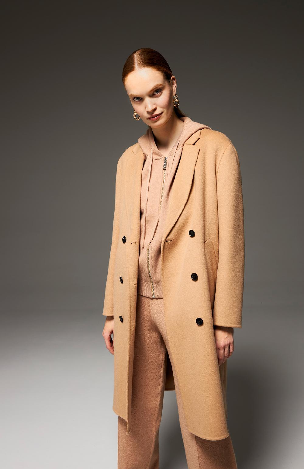 Seventy Cappotto doppiopetto in panno double - Col. Neutro Convenienza
