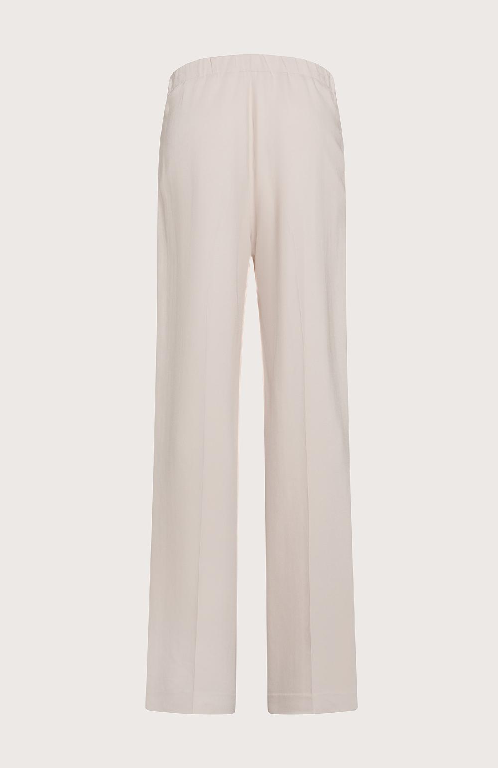 Seventy Pantalone lungo relax fit elasticato dietro in cady stretch - Col. Neutro Fornitura limitata