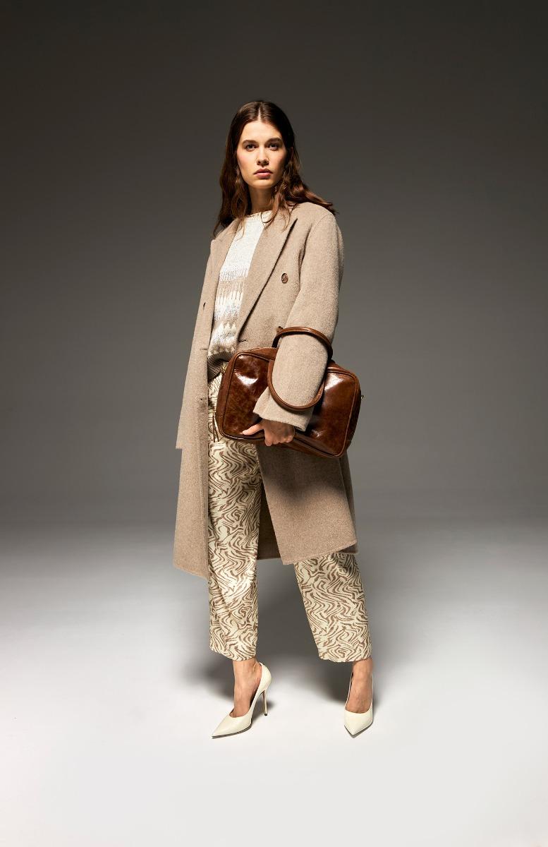 Seventy Bauletto in pelle effetto vintage - Col. Marrone Hotsell