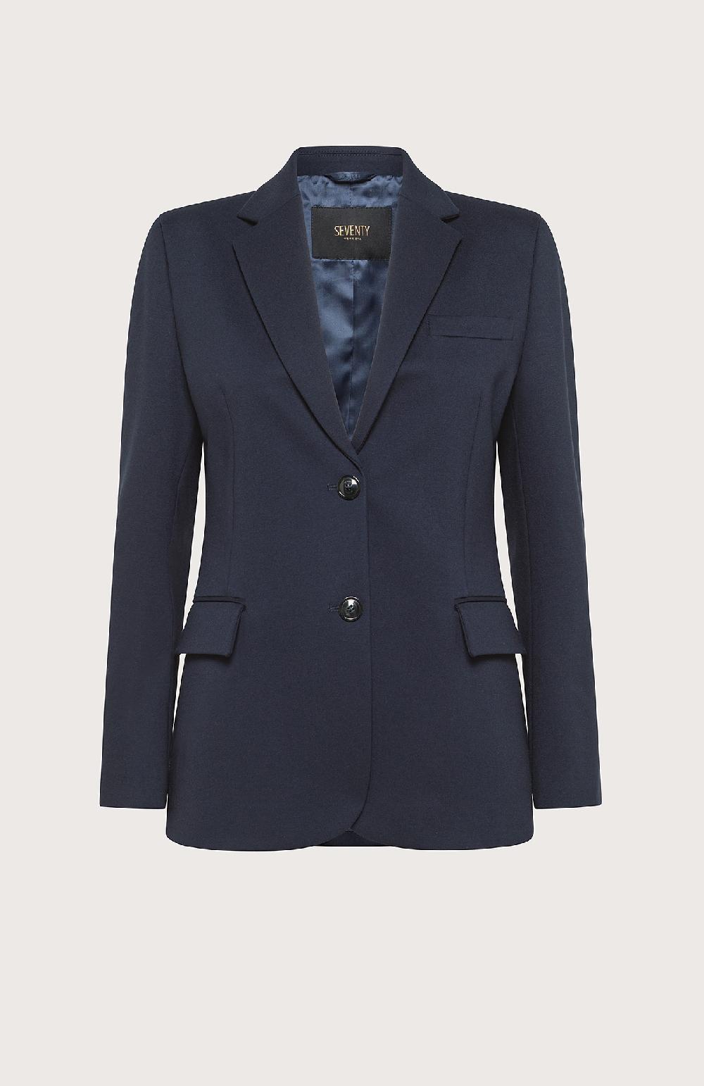Seventy Giacca monopetto in punto stoffa - Col. Blu Liquidazione
