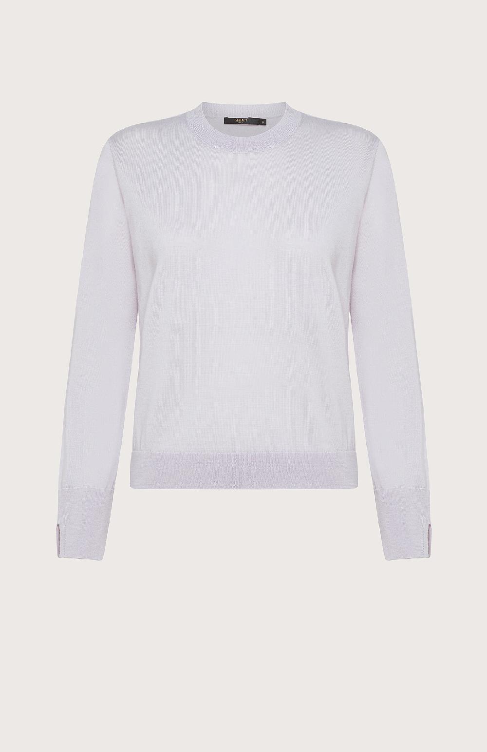 Seventy Maglia girocollo in lana merinos con spacchetti calati sui polsi - Col. Rosa Enormi risparmi
