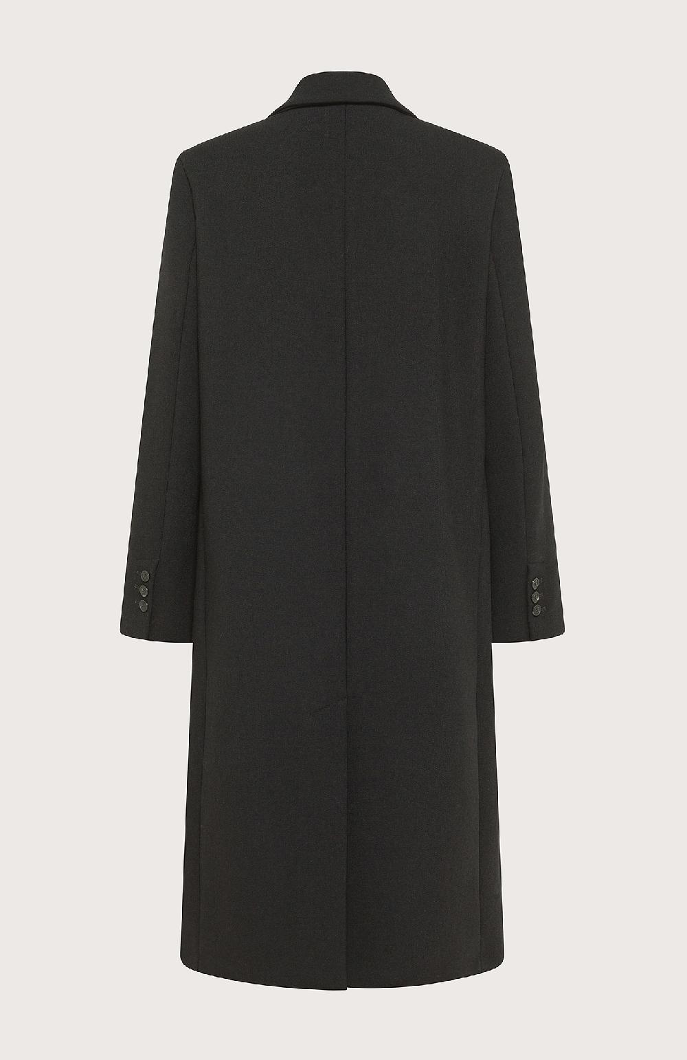 Seventy Cappotto doppiopetto in misto lana bistretch - Col. Nero Super Saving Price