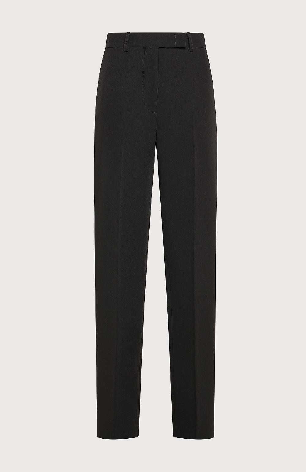 Seventy Pantalone lungo a gamba dritta in tecnico bielastic - Col. Nero