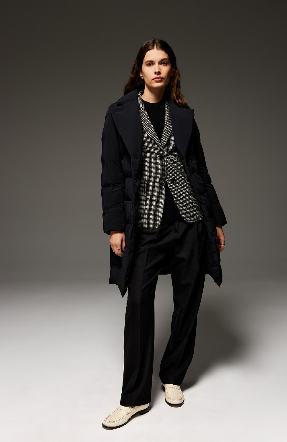 Seventy Pantalone lungo a gamba dritta in tecnico bielastic - Col. Nero Ultimi due giorni