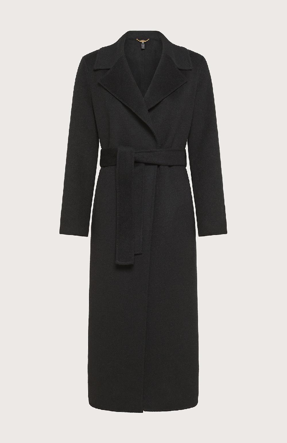 Seventy Cappotto stile vestaglia in panno double - Col. Nero Ultimo giorno