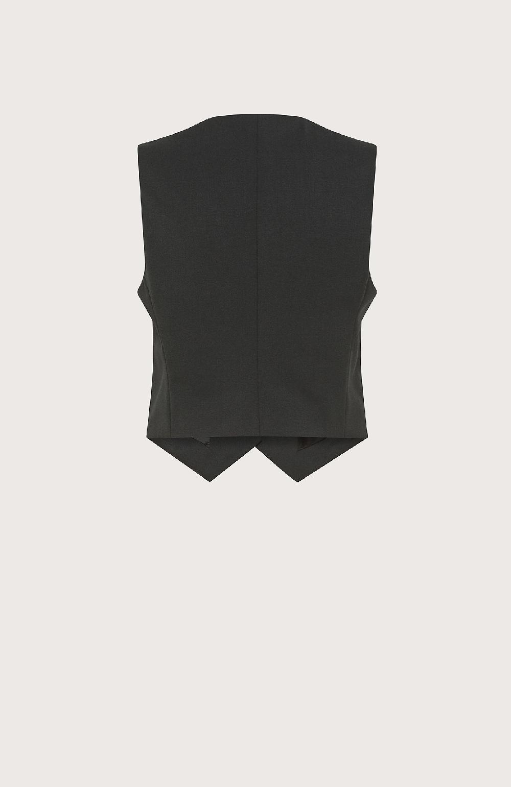 Seventy Gilet sartoriale corto - Col. Nero Fino al 60% di sconto