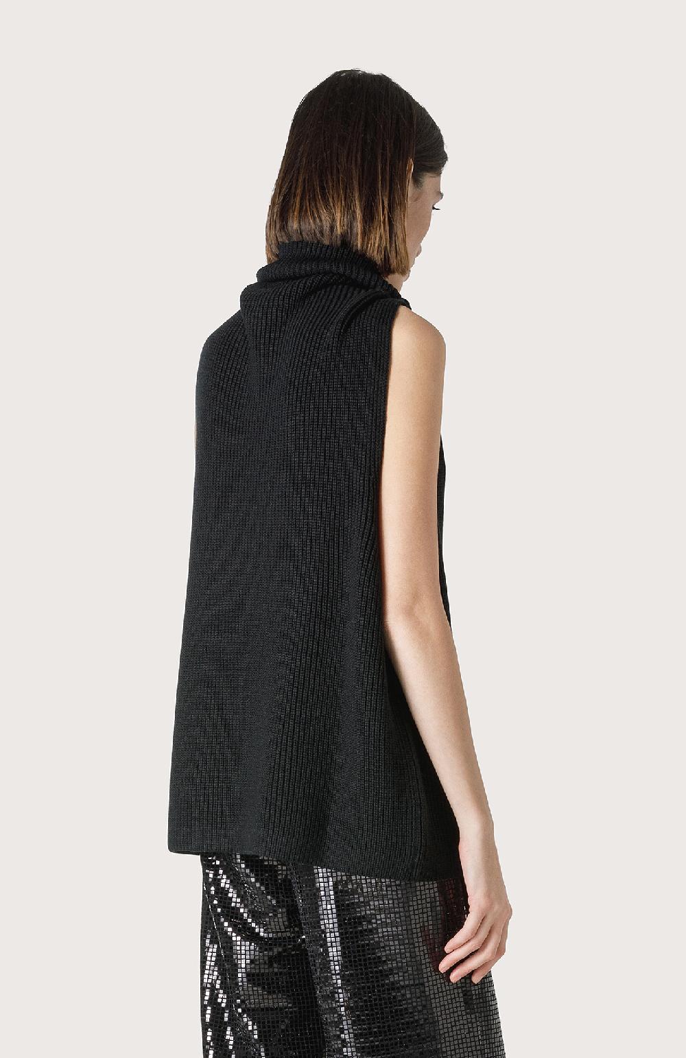 Seventy Gilet a collo alto - Col. Nero Fino al 65% di sconto