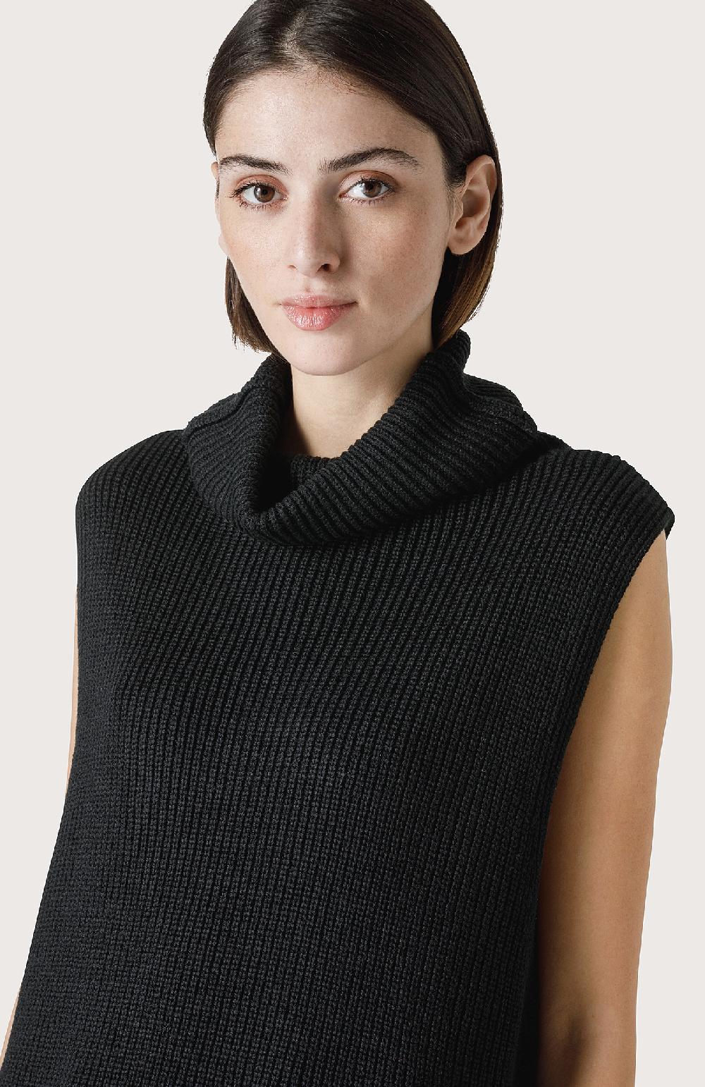 Seventy Gilet a collo alto - Col. Nero Fino al 65% di sconto