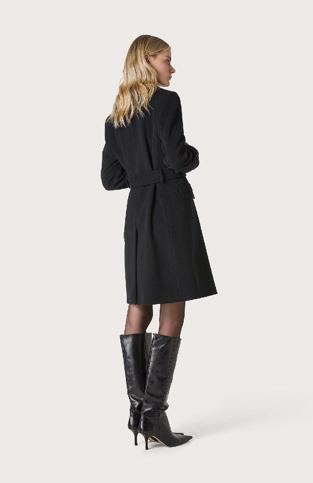 Seventy Cappotto con cintura - Col. Nero Only for today
