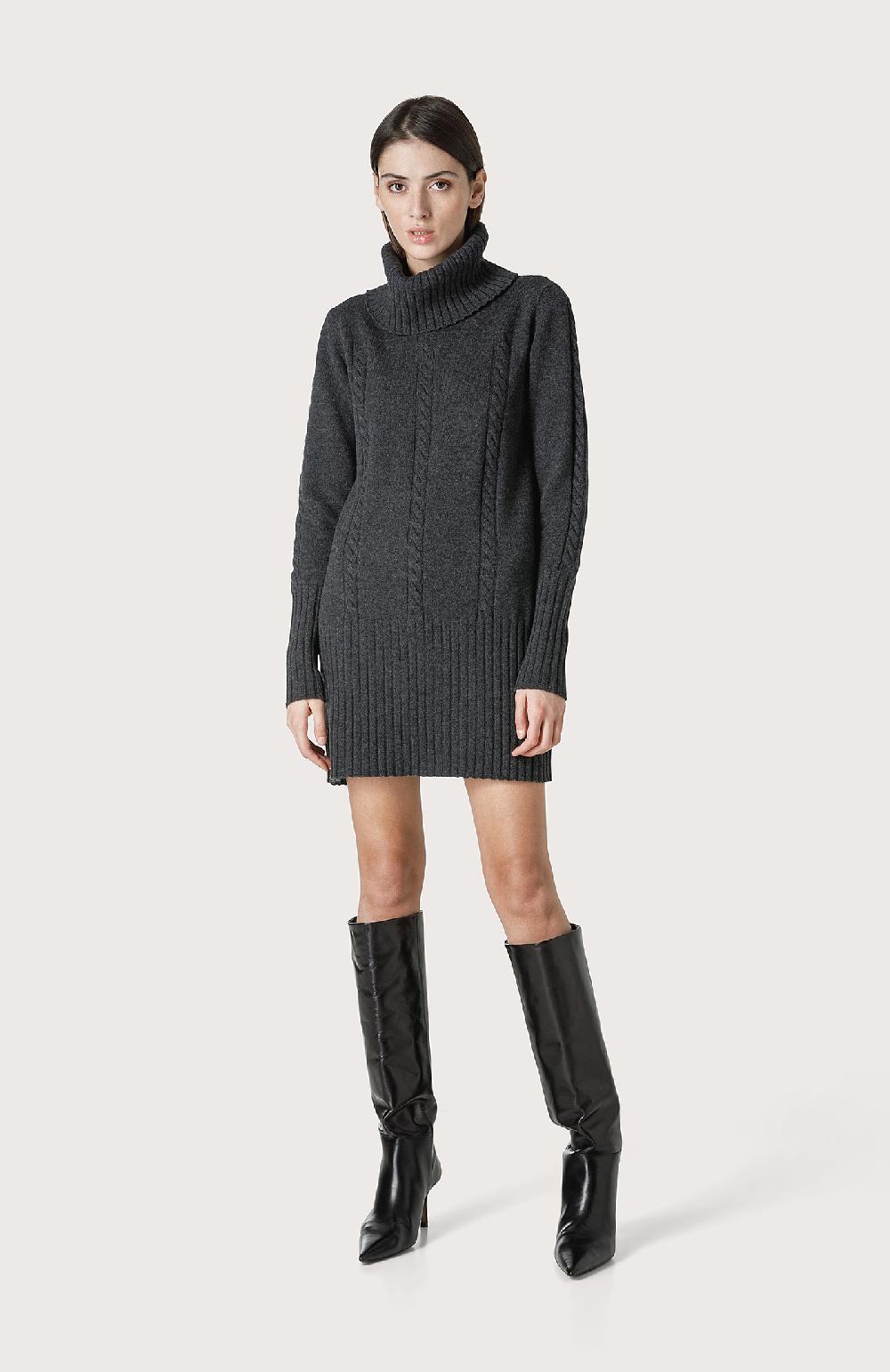Seventy Maxi maglione a trecce piazzate - Col. Grigio Sostegno trimestrale