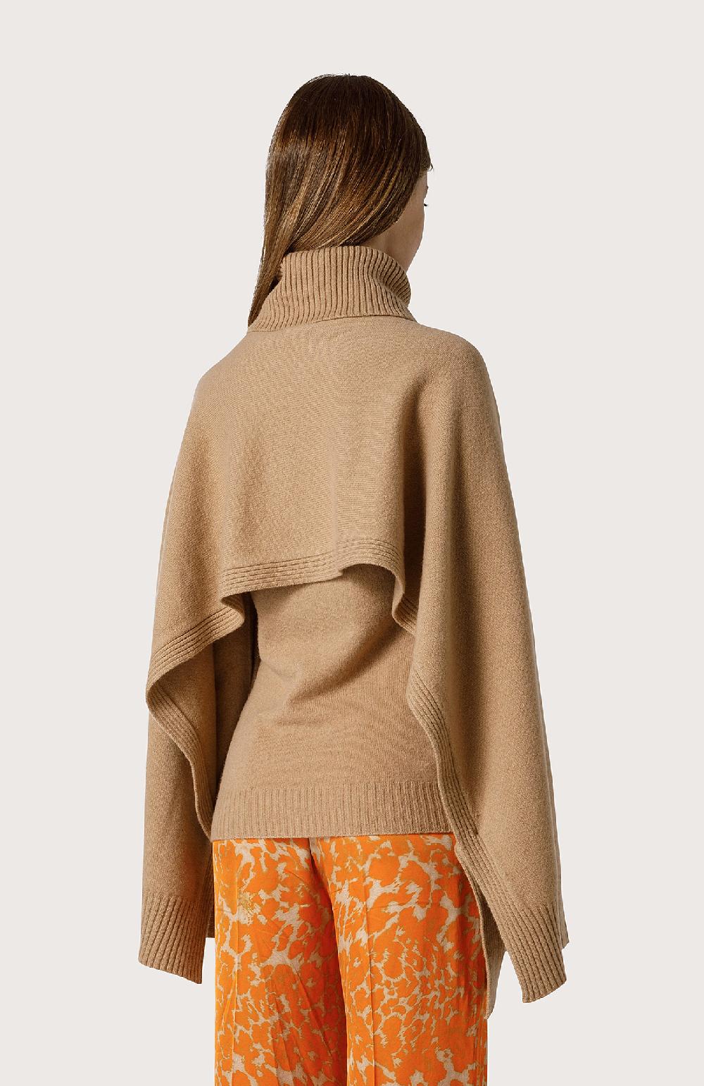 Seventy Maglia doppio capo misto cashmere - Col. Neutro 50% di sconto con spedizione gratuita