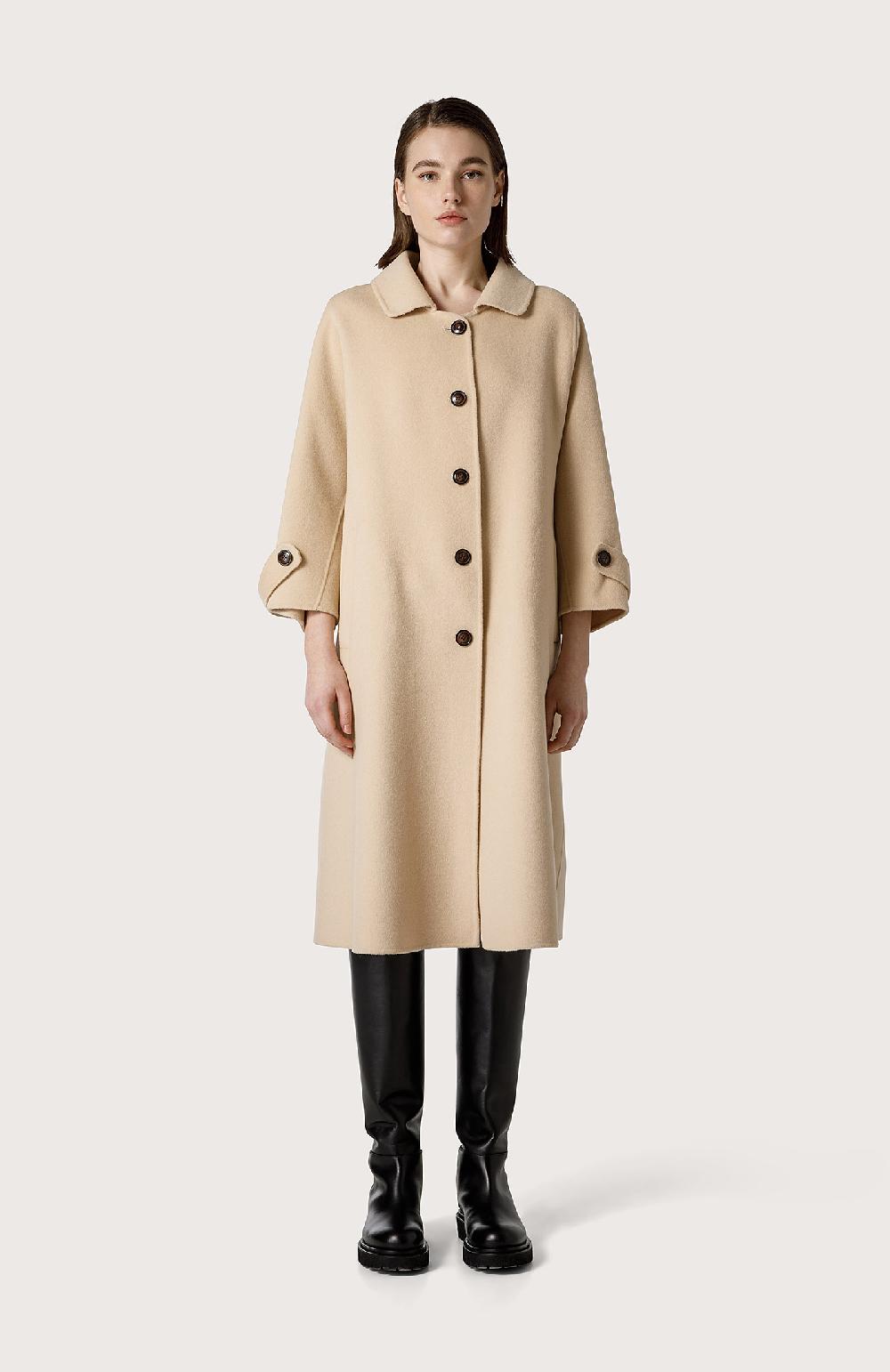 Seventy Cappotto in panno double - Col. Neutro Officina