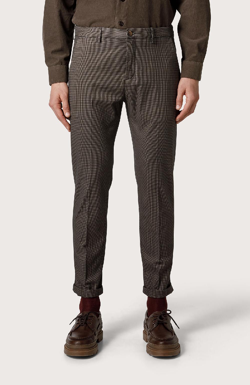 Seventy Pantalone chino in lana stretch - Col. Marrone Nuovo