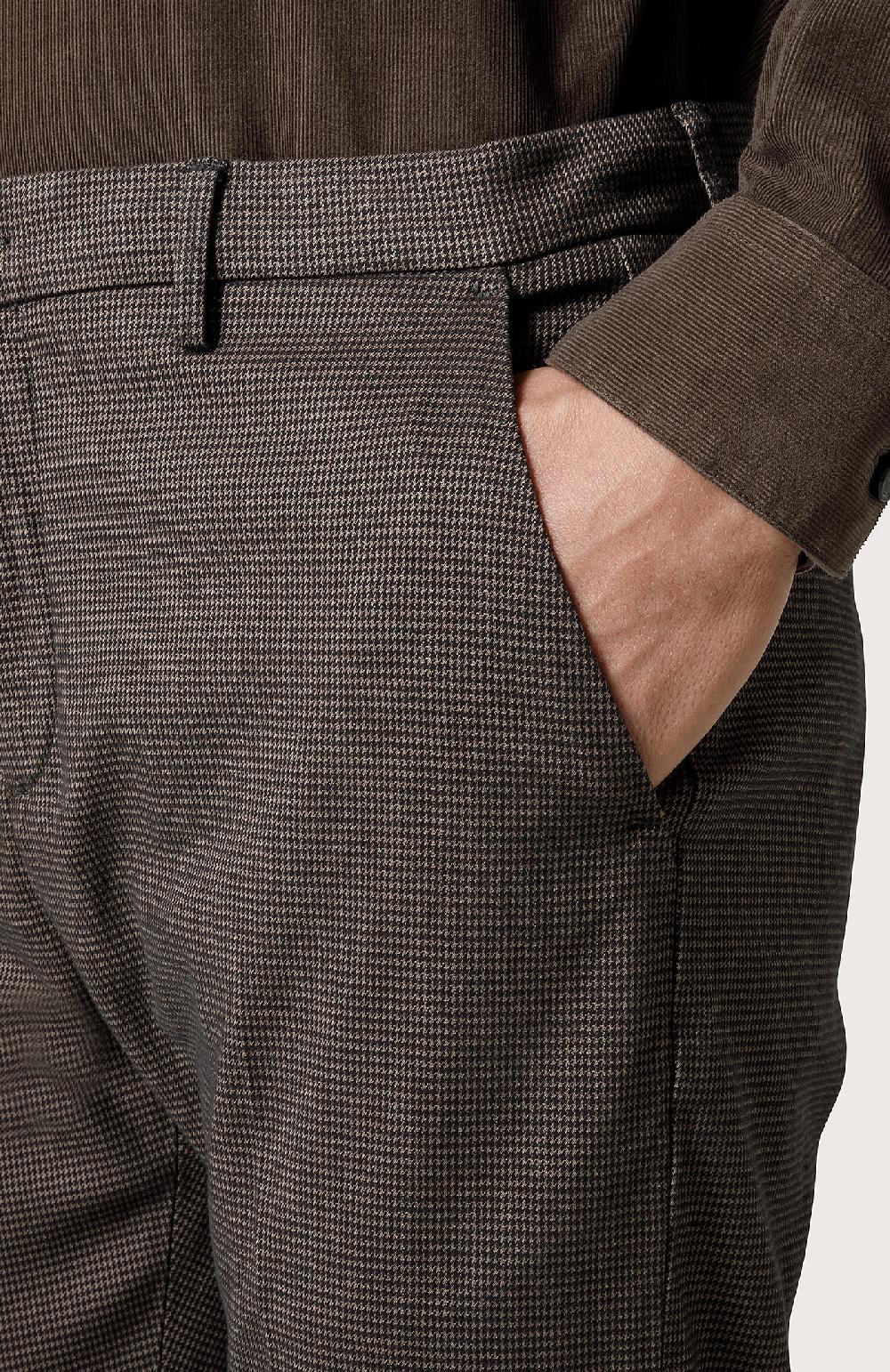 Seventy Pantalone chino in lana stretch - Col. Marrone Nuovo