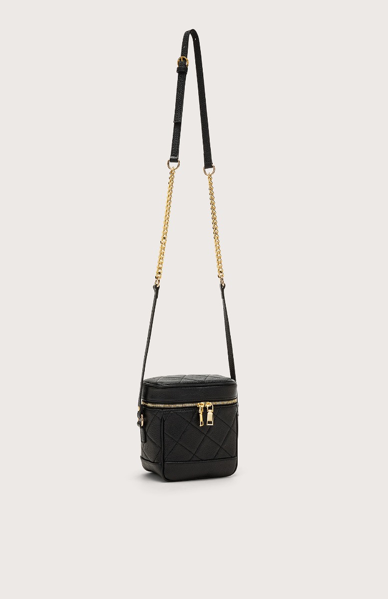 Seventy Mini borsa secchiello squadrato - Col. Nero Promozione