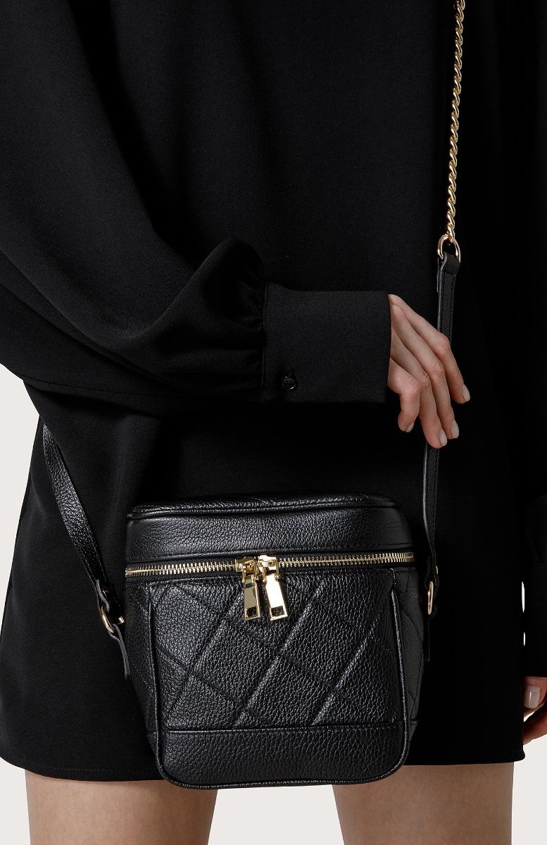 Seventy Mini borsa secchiello squadrato - Col. Nero Promozione