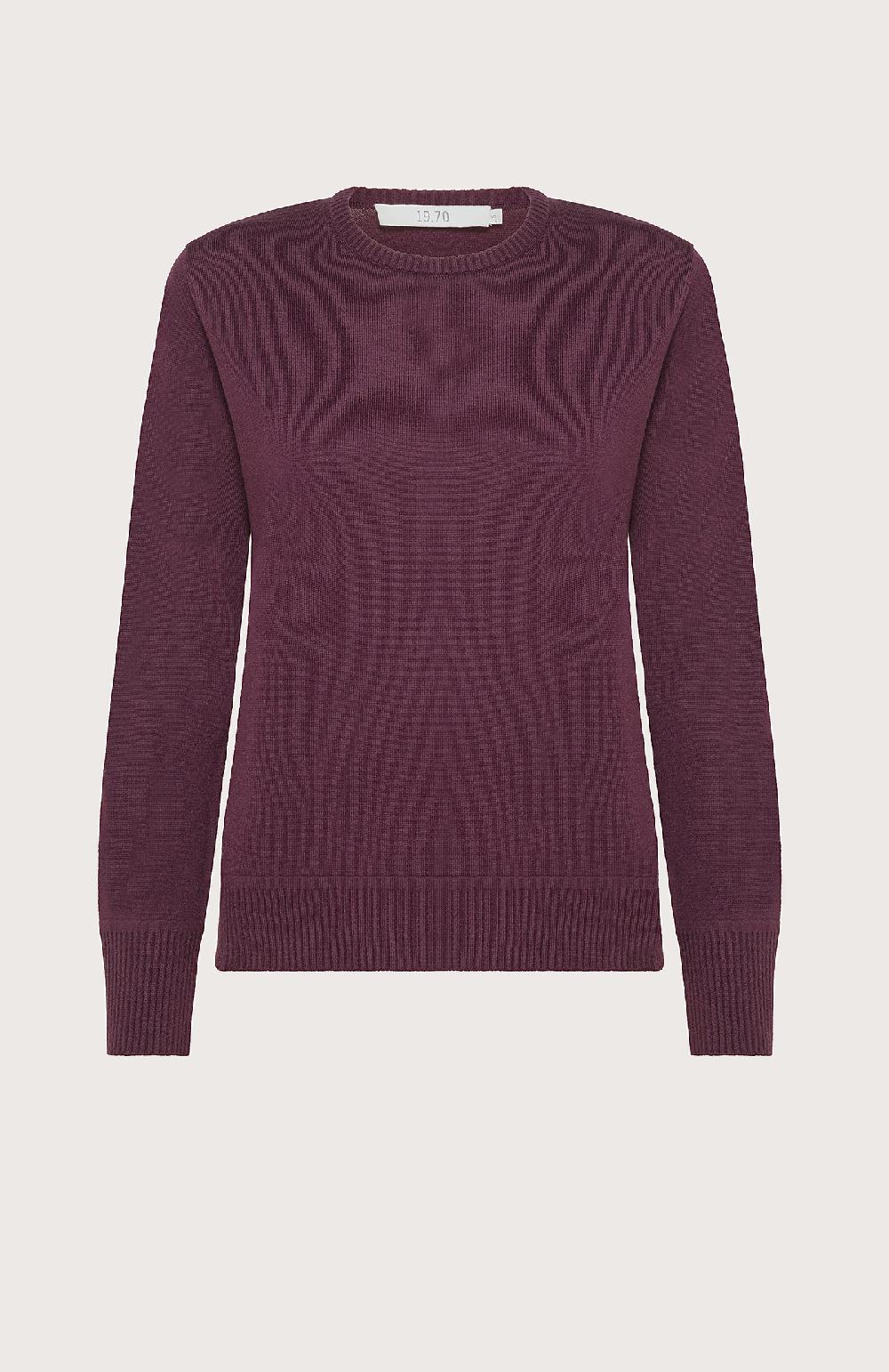 Seventy Maglia con coste - Col. Rosso Pezzi Unici