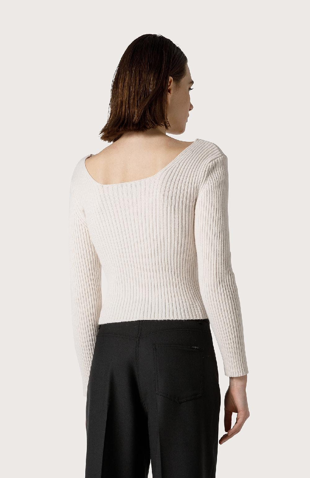 Seventy Cardigan attillato - Col. Bianco Qualità Garantita