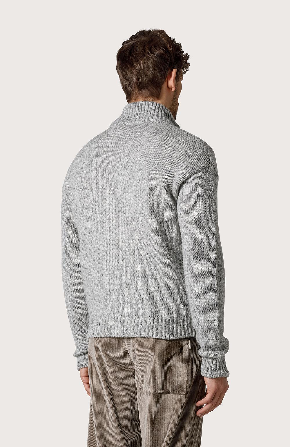 Seventy Cardigan con zip - Col. Grigio Affare Del Giorno