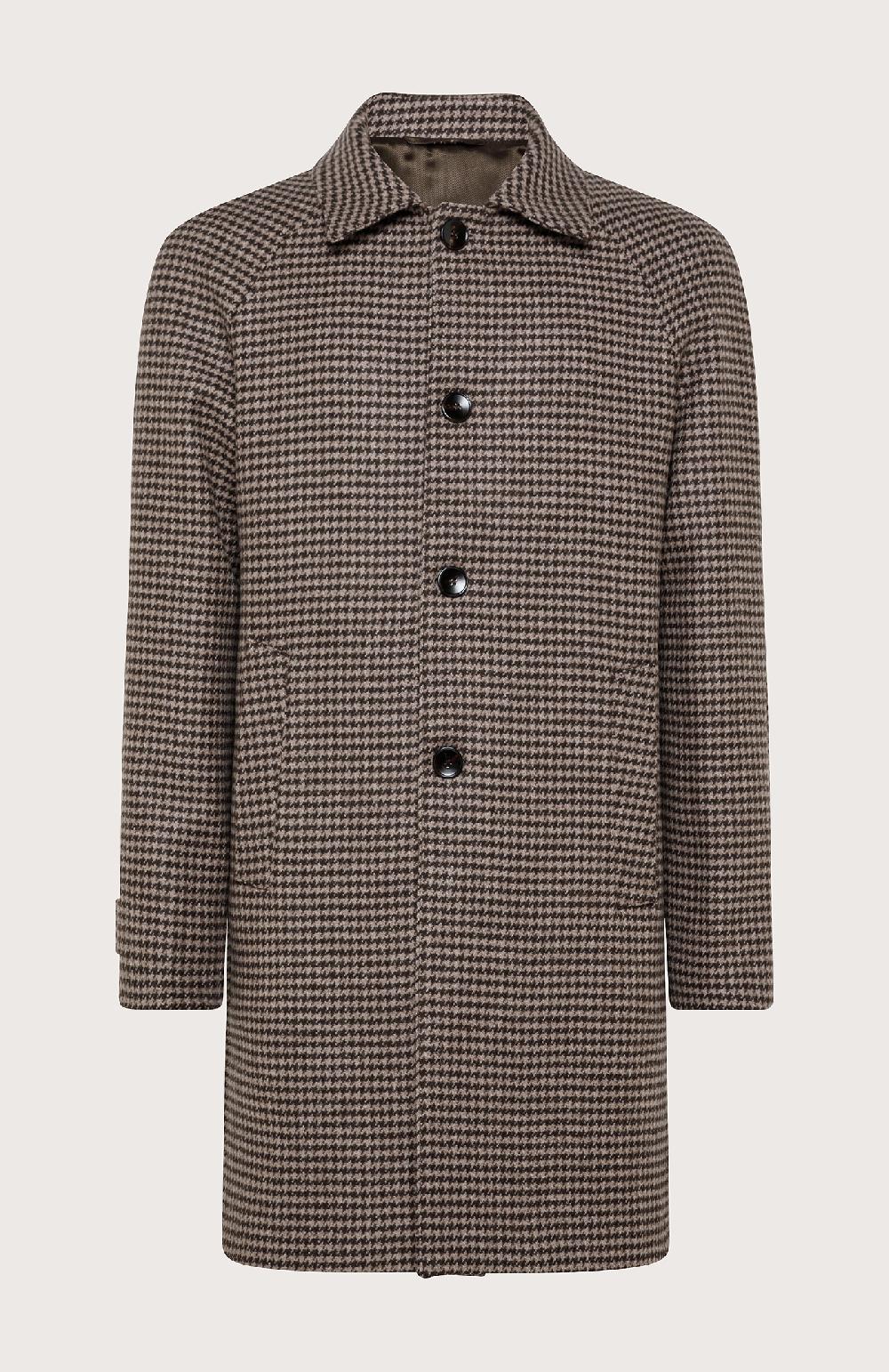 Seventy Cappotto pied de poule - Col. Marrone Online