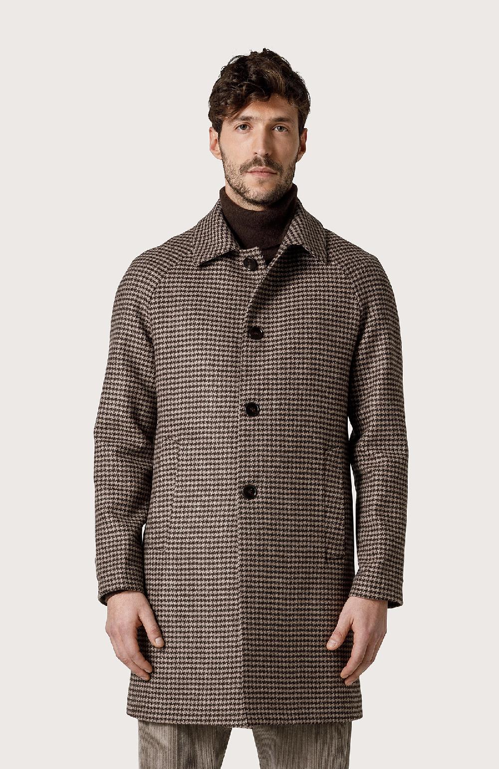 Seventy Cappotto pied de poule - Col. Marrone Online