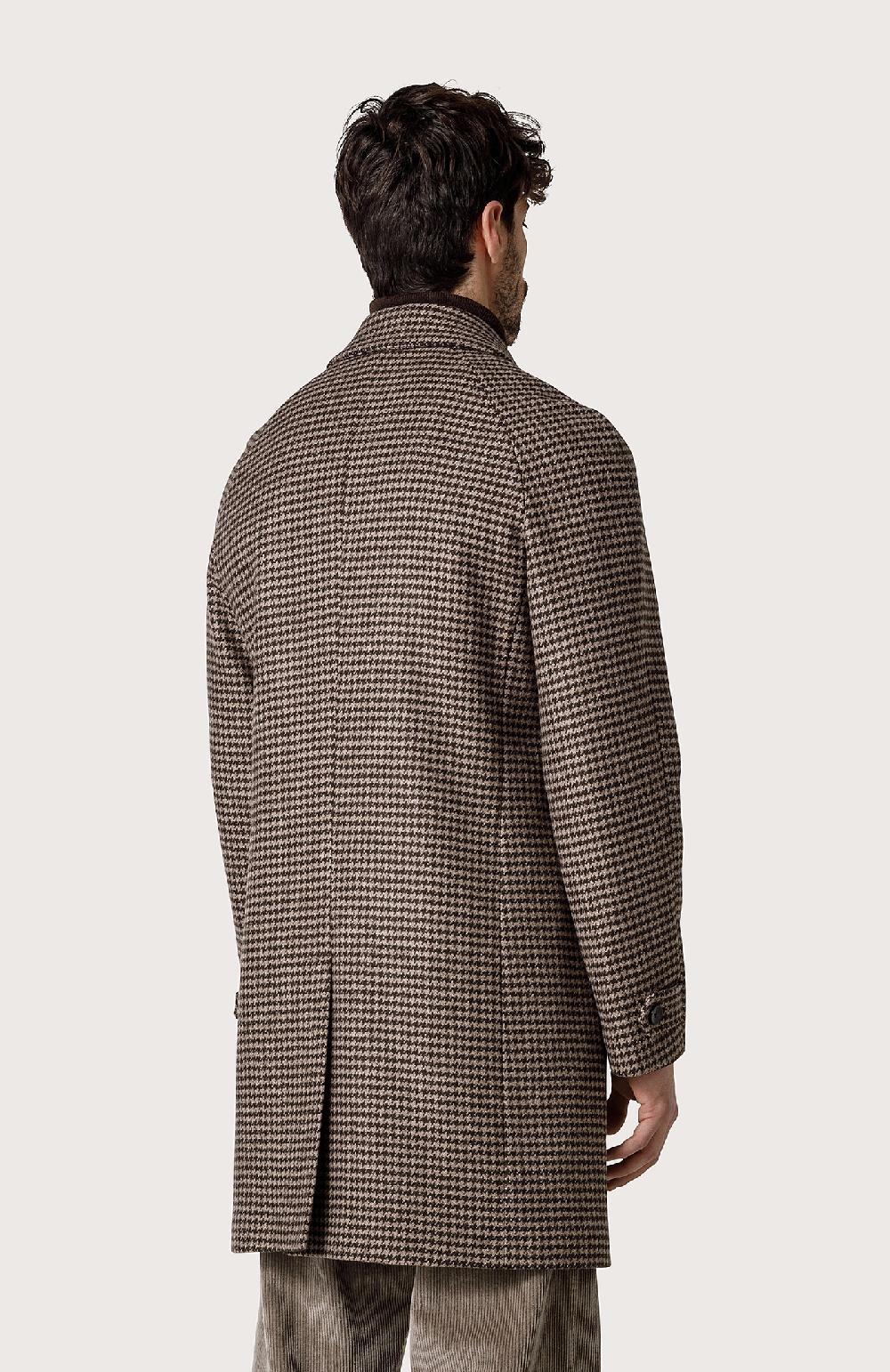 Seventy Cappotto pied de poule - Col. Marrone Online