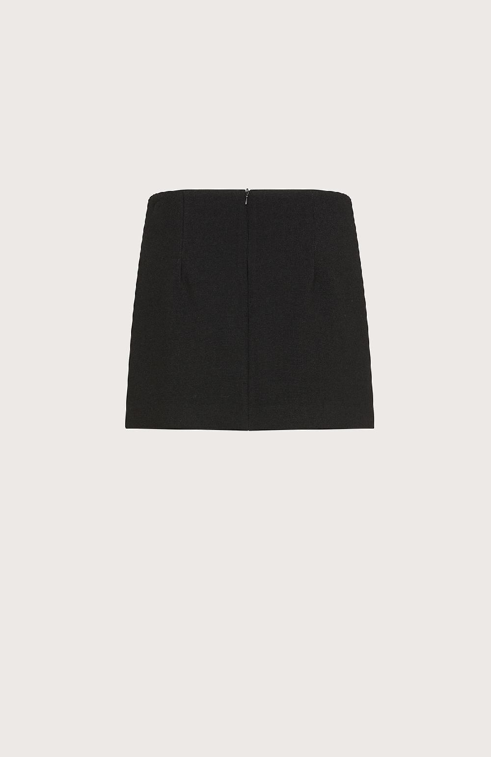 Seventy Gonna corta in misto lana bistretch - Col. Nero Vendita Economica