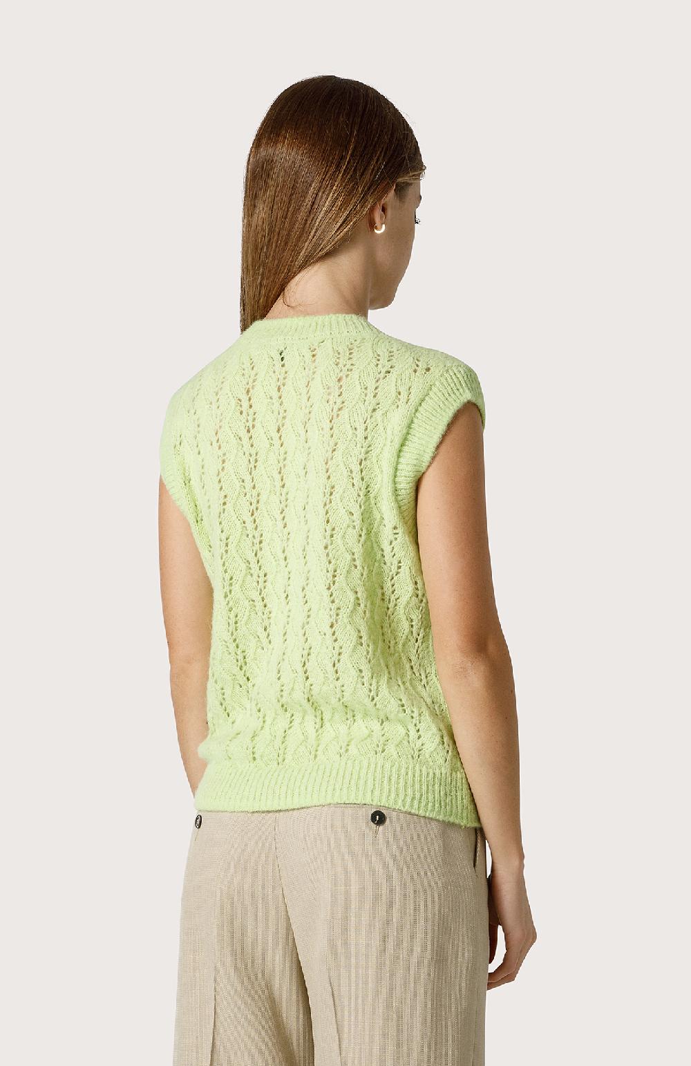 Seventy Gilet in alpaca stretch - Col. Giallo Negozio online di fabbrica