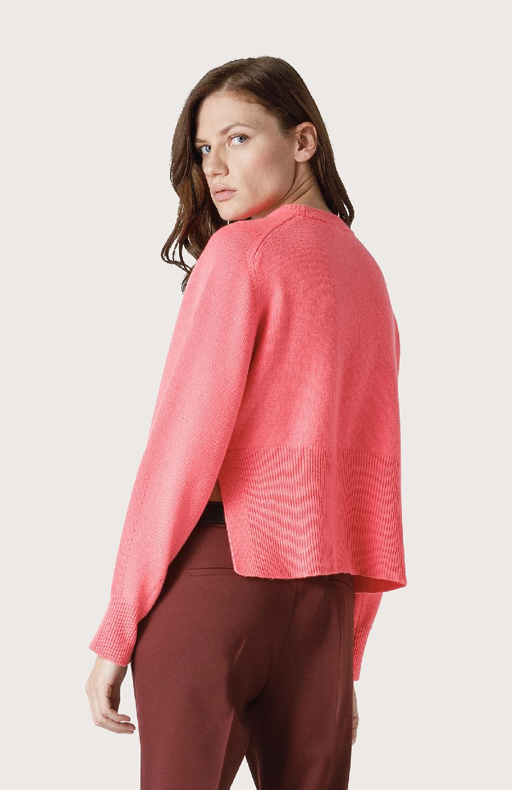 Seventy Maglioncino cropped a coste alte - Col. Rosa Black Friday