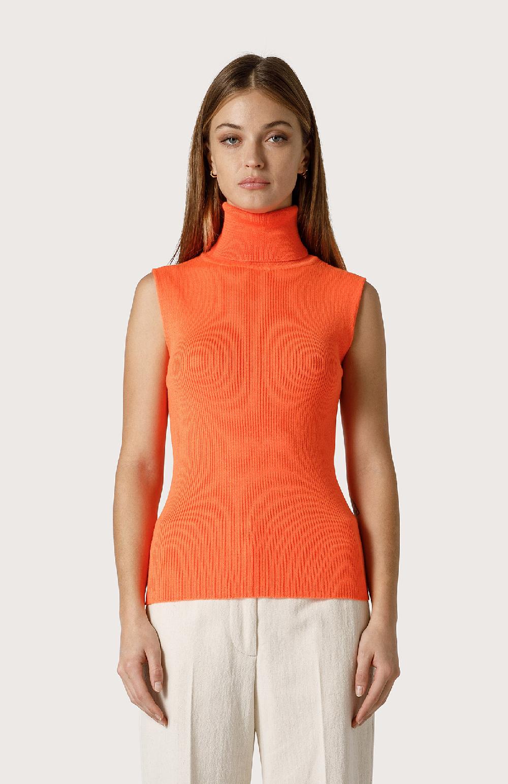 Seventy Maglia ciclista in misto lana - Col. Arancione Smaltimento dello stoccaggio