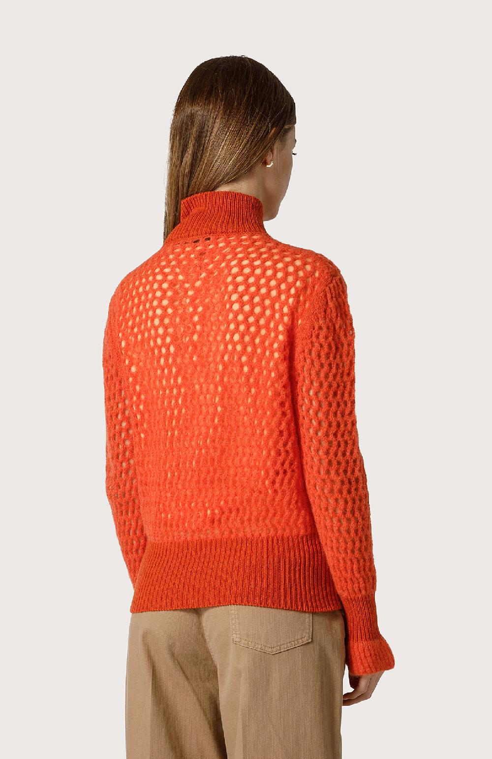 Seventy Maglia a rete - Col. Arancione Vendita calda