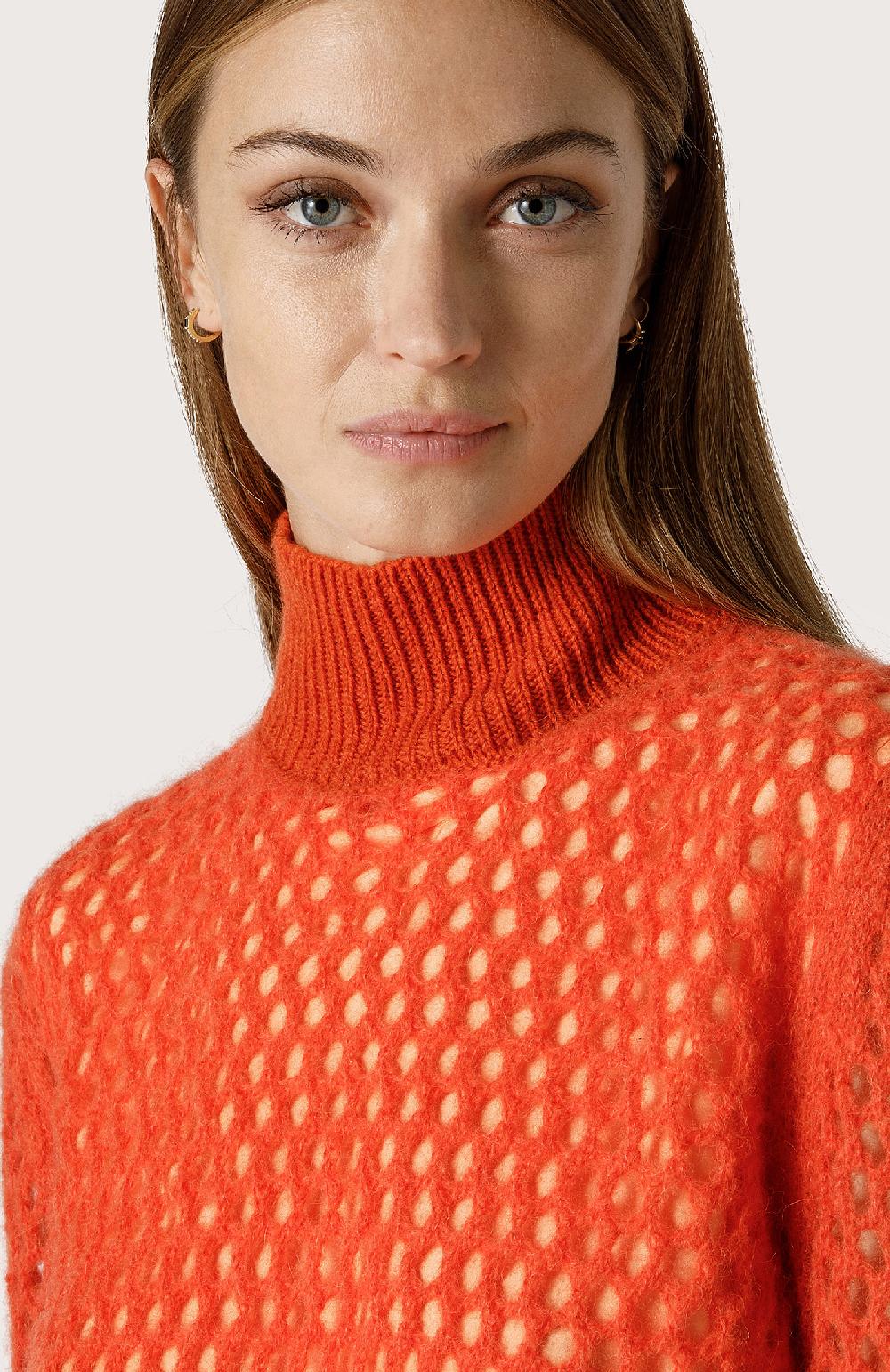 Seventy Maglia a rete - Col. Arancione Vendita calda