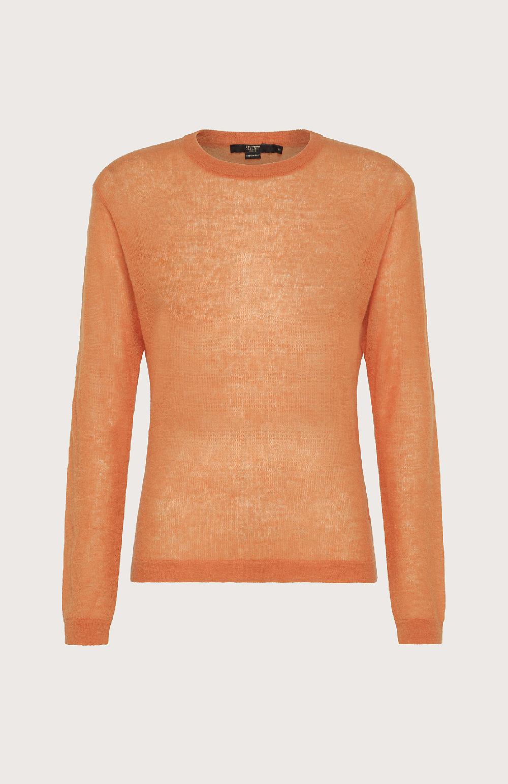 Seventy Maglia girocollo con alpaca - Col. Arancione Offerta migliore