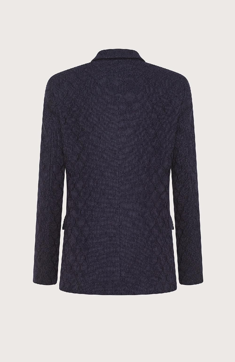 Seventy Giacca doppiopetto in maglia - Col. Blu Lightning offer