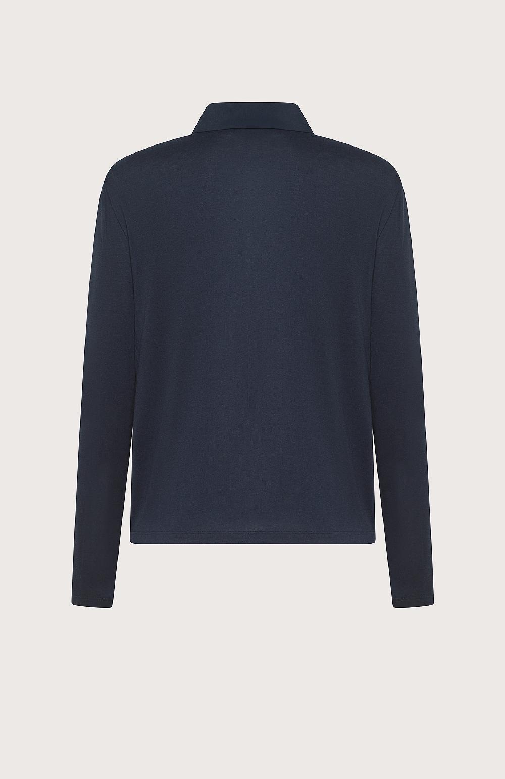 Seventy Polo slim fit bimateriale - Col. Blu Nuovi prodotti