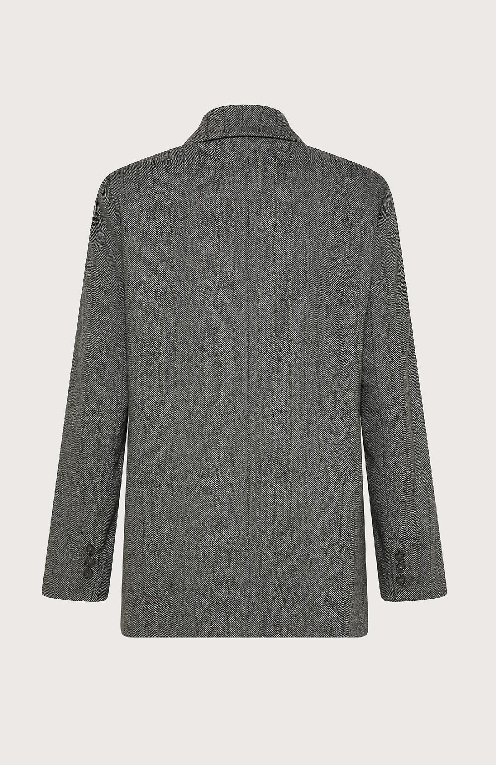 Seventy Giacca doppiopetto in misto lana gessata lurex - Col. Grigio Offerte stagionali