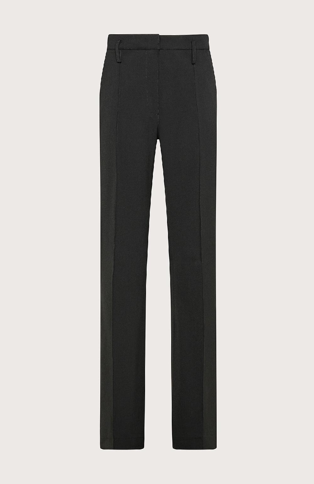 Seventy Pantalone con cuciture in gabardina misto lana - Col. Nero Liquidazione
