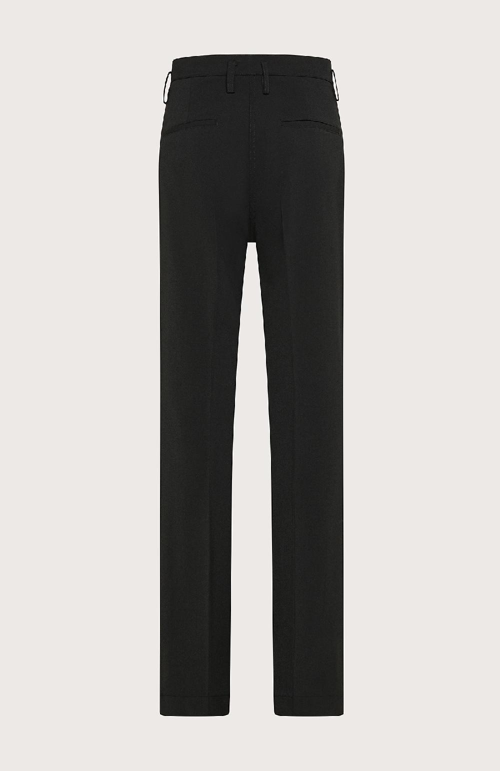 Seventy Pantalone con cuciture in gabardina misto lana - Col. Nero Liquidazione