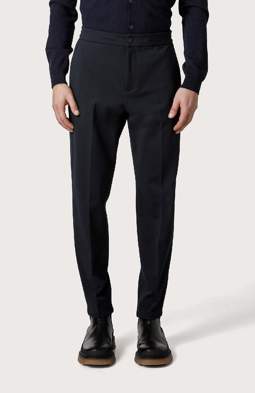 Seventy Pantalone in jersey compatto - Col. Blu Sostegno trimestrale